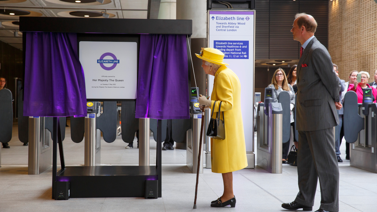 Surprise As Queen Attends Elizabeth Line Opening Rail Engineer