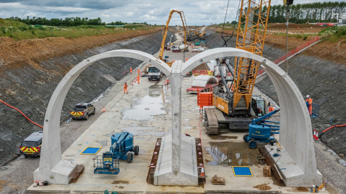 Construction of HS2 'Green Tunnel' begins Rail Engineer