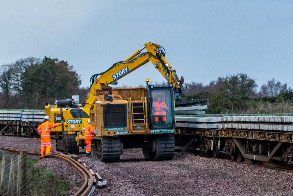 Laying track to Levenmouth - Rail Engineer