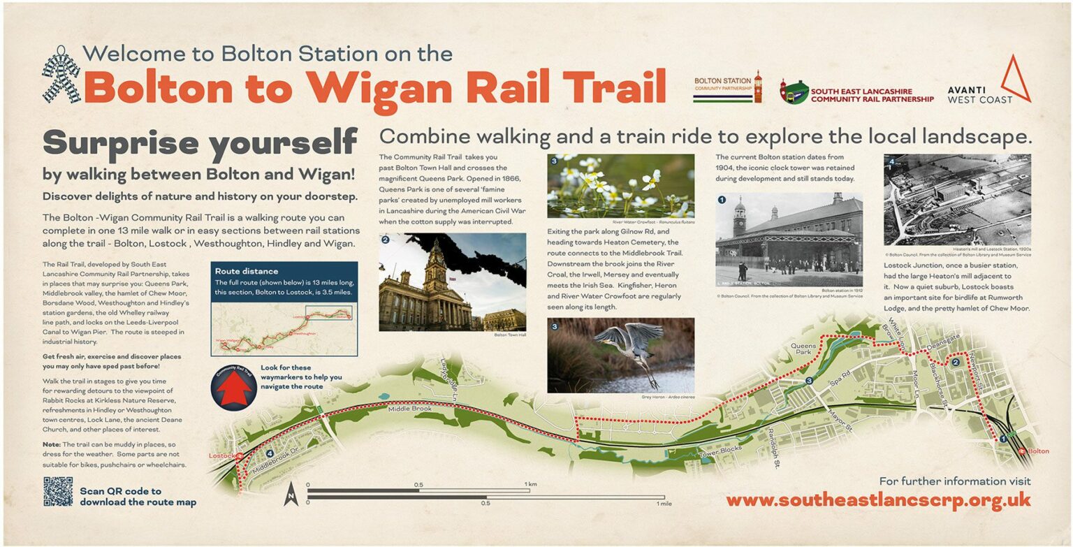 Walk the Wigan to Bolton rail trail RailStaff