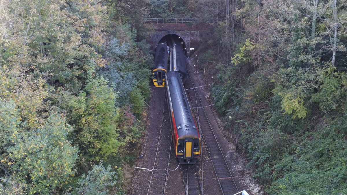 Collision at Salisbury Tunnel Junction October 2021 Rail Engineer