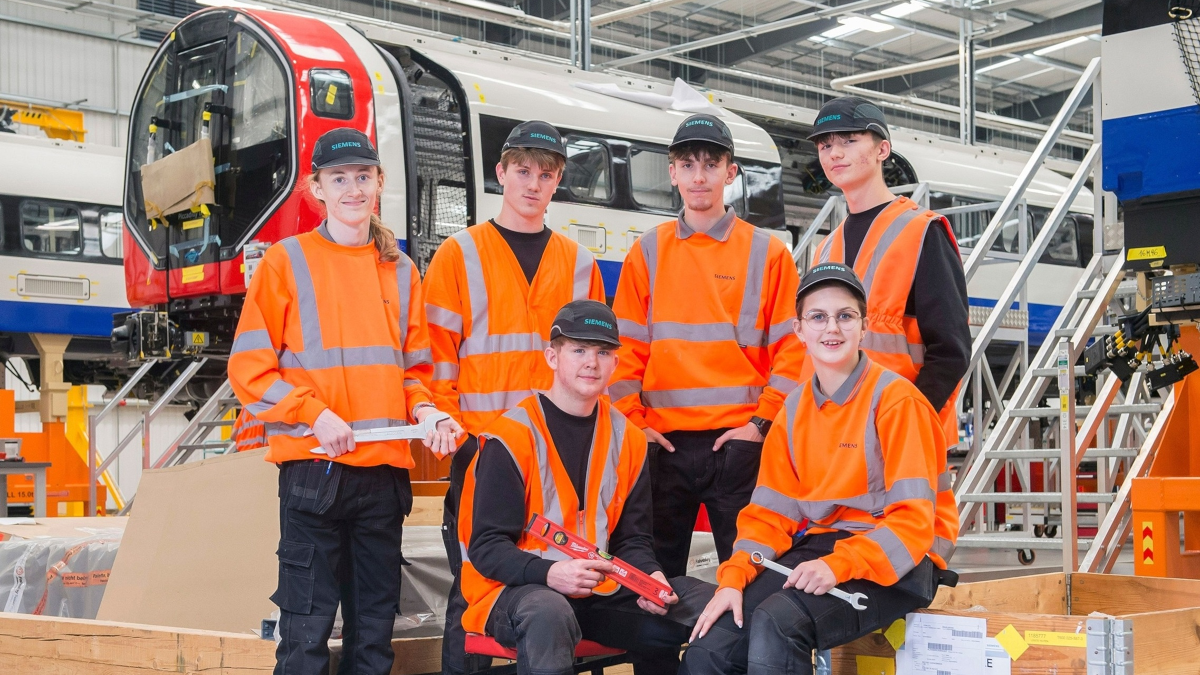 Apprentices boost Siemens Goole Rail Village