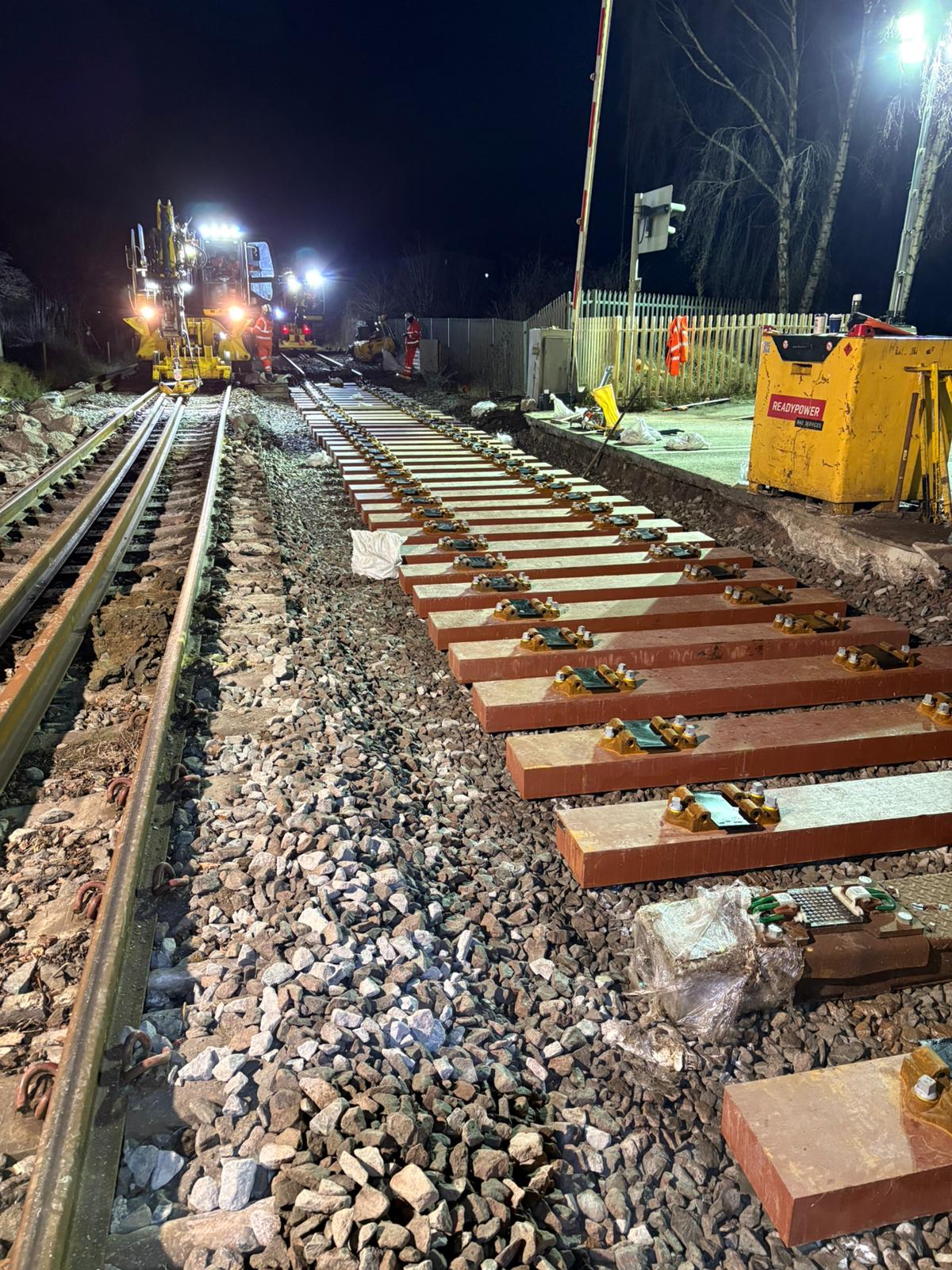 Sudbury Level Crossing: track renewals with Sekisui FFU Sleepers - Rail ...