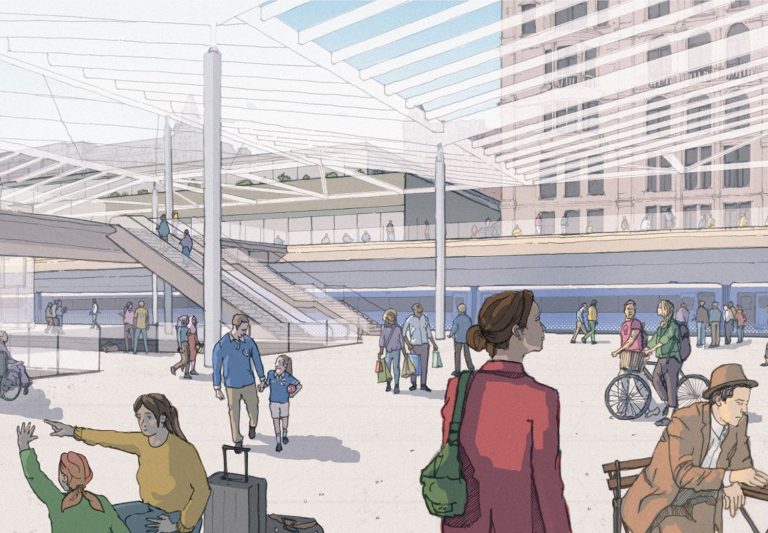 Edinburgh Waverley Masterplan includes new mezzanine for station concourse