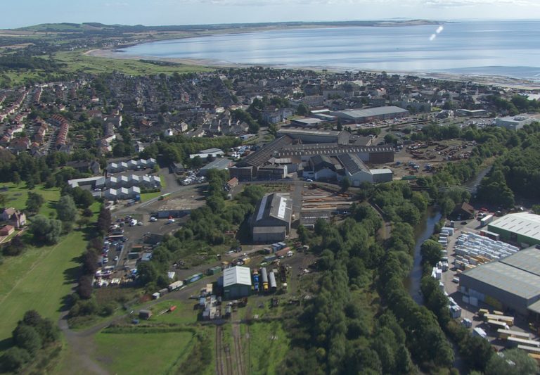 Work on reconnecting the line to Levenmouth gets underway