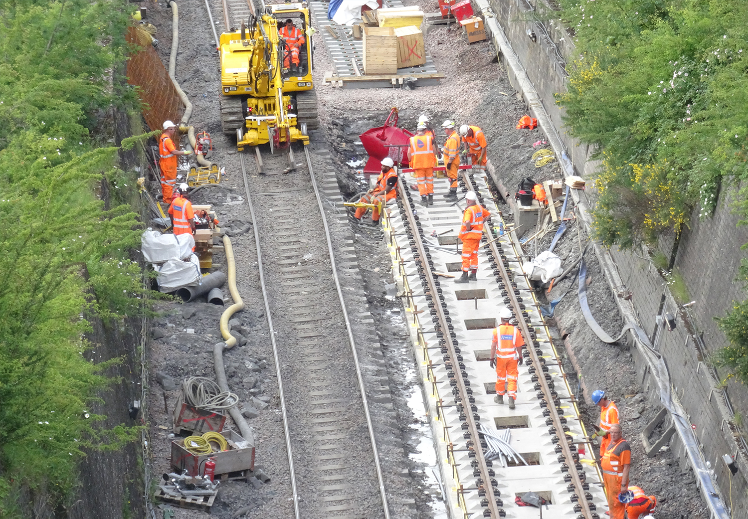 Slab Track Paving the PWay Rail UK